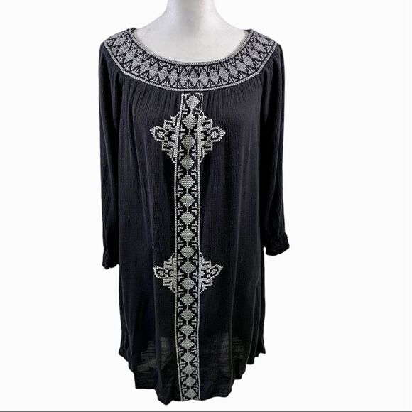 Avec Les Filles Off The Shoulder Embroiderer Dress Size XXS - Picture 1 of 10